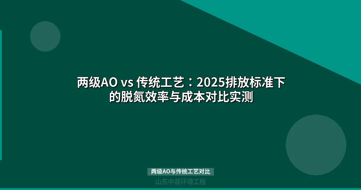 两级AO vs 传统工艺：2025排放标准下的脱氮效率与成本对比实测