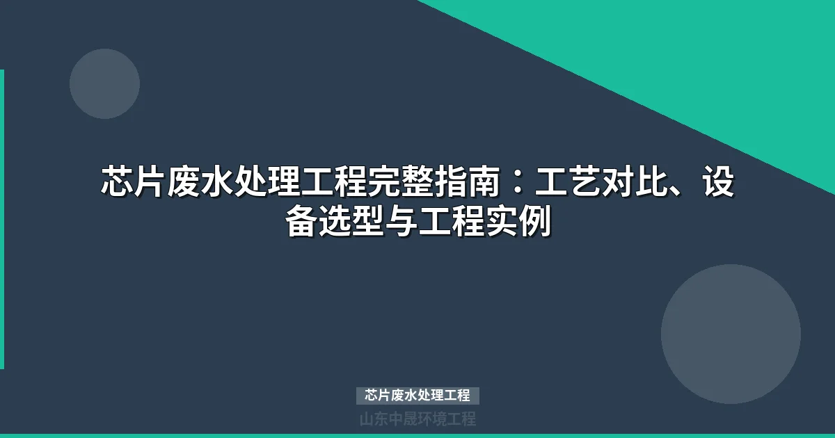 芯片废水处理工程完整指南：工艺对比、设备选型与工程实例