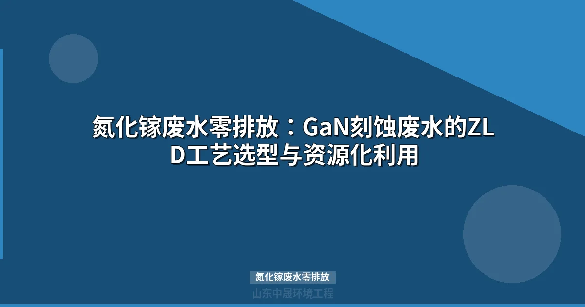 氮化镓废水零排放方案：GaN刻蚀高酸体系处理攻略与资源化回收