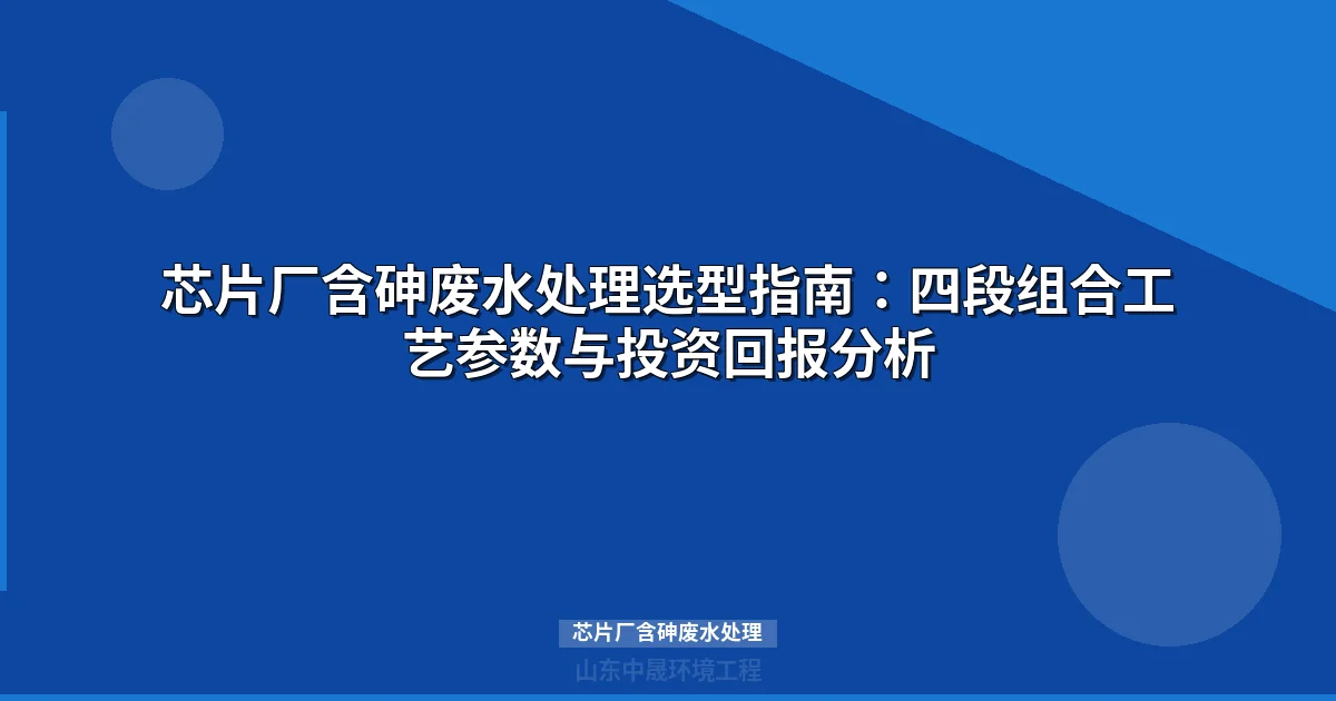 芯片厂含砷废水处理选型指南：四段组合工艺参数与投资回报分析