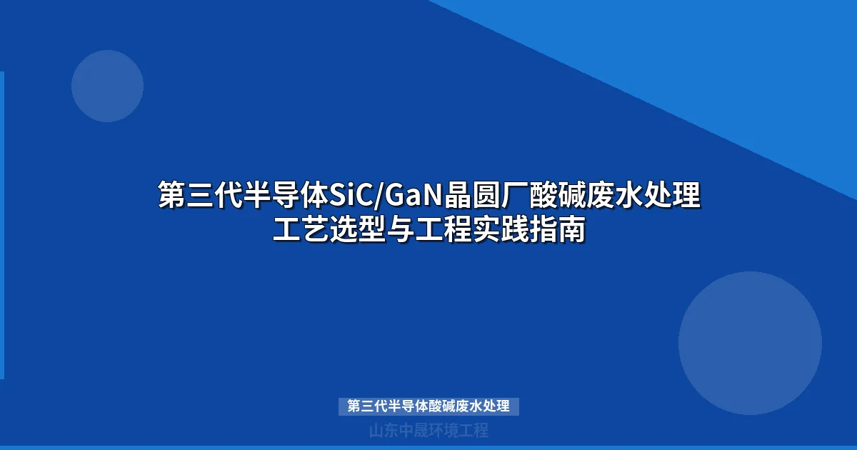 第三代半导体酸碱废水处理工艺方案与参数全解