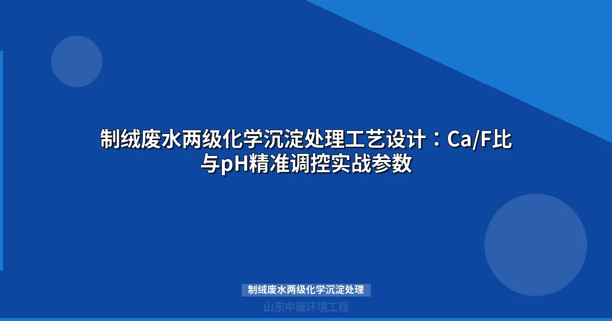 制绒废水两级化学沉淀处理工艺设计参数优化与工程实践