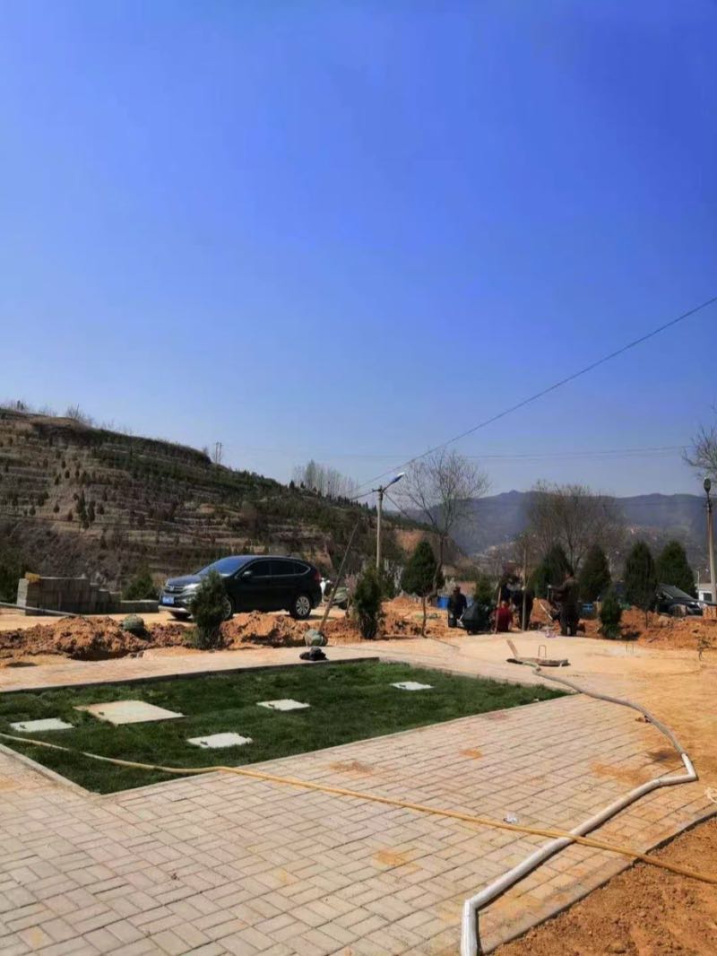 地埋式设备安装现场